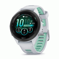 Forerunner 265S- Black Bezel with Whitestone Case and Whitestone/Neo Tropic Silicone Band - 010-02810-14 - Garmin